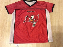 T- Shirt BDA NFL FLAG USA Football Size XL Tampa Boy Buccaneers 100% Polyester - £11.30 GBP