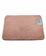Faux Rabbit Fur Anti Slip Bath Rug 17&quot; x 24&quot; (Blush) - $9.89