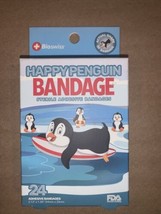 Bioswiss Happy Penguin Kids Sterile Adhesive Bandages 24 Pack - £3.95 GBP