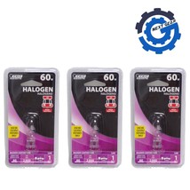New Feit Lot of 3 G9 60w 120v Chandeliers Sconce Halogen Bulbs G9/60w - £14.49 GBP