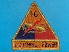 POST WWII, U.S. ARMY, OCCUPATION PERIOD, 16th ARMORED DIVISION, PATCH,  ... - $35.00
