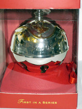 NIB Lenox 2008 Macy&#39;s Limited Edition Silver Plated Sleigh Bell Gold Trim - £19.95 GBP