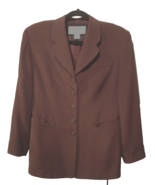 Flawless!  JONES NEW YORK Silk Jacket, Size 4-Burghandy Merlot-No smoke/... - $20.58 CAD