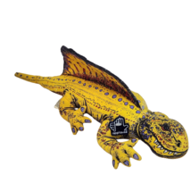 VINTAGE 1992 APPLAUSE DIMETRODON YELLOW DINOSAUR DINO STUFFED ANIMAL PLU... - £37.09 GBP