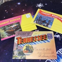 Lot Set Of 3 Vintage Postcard Folders Tennessee TN - £2.84 GBP
