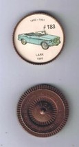 Jello Hostess Cars Coin 1960s Premium - Lark 1960 #183 - $2.07