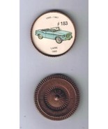 Jello Hostess Cars Coin 1960s Premium - Lark 1960 #183 - $2.07