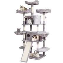 VEVOR Cat Tree for Indoor Cats, 68.5" Cat Tower with 2 Cat Condos, Sisal... - $184.54