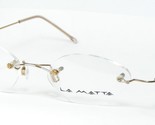 LA MATTA RICE C5 Gold/Silber Brille Rahmenlose 46-19-135mm Deutschland - $106.02