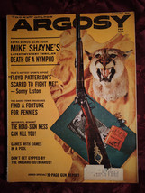 Argosy Magazine August 1961 Sonny Liston Brett Halliday Pools - £5.08 GBP