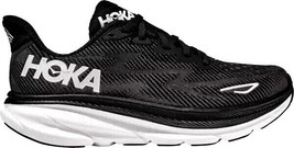 HOKA ONE CLIFTON 9 BLACK WHITE BWHT WOMEN&#39;S Running Walking Shoes SZ 8NIB! - $129.99