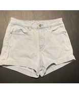 Misses Forever 21 Light Denim Jean Shorts Size 25 misses Light Blue Color - $9.27 CAD