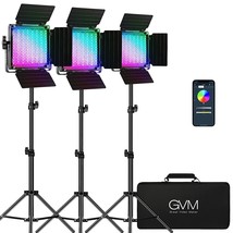 Gvm Rgb Video Lighting, 360 Full Color Led Video Light With App Control,... - £416.57 GBP