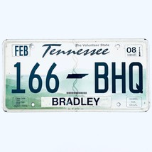 2008 United States Tennessee Bradley County Passenger License Plate 166 BHQ - £13.28 GBP