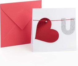 Signature Love Card Heart U Valentines Day or Anniversary Card 0599RZH4001 - £15.46 GBP