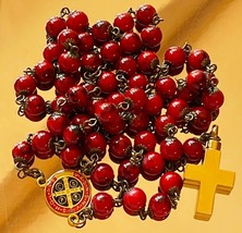 Jubilee Metal Red Rosary Necklace Urn - £31.38 GBP