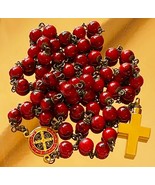 Jubilee Metal Red Rosary Necklace Urn - $54.63 CAD