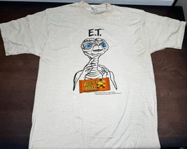 Original Vtg 1982 E.T. ET Hershey&#39;s Reese&#39;s Pieces T-Shirt Size Large **READ** - £67.94 GBP