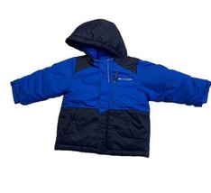 Columbia Kids Lightning Lift Insulated Jacket Waterproof Toddlers 2T Blue Black  - $19.35