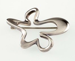 Georg Jensen Sterling Silver Splash Pin #321 Gorgeous - $7,526.98 MXN