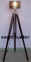 Designer Nautical Tripod Floor Lamp Stand Vintage Look Home Decor Collec... - $169.00