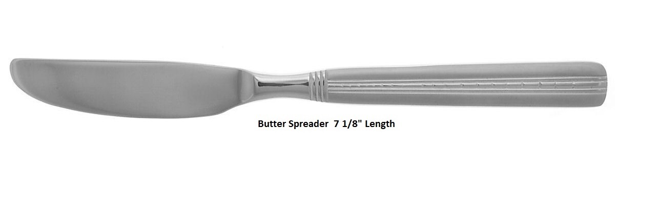 New Wedgwood TUXEDO BUTTER KNIFE Stainless Steel Flatware - £12.67 GBP