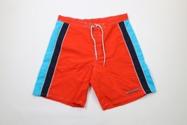 Vintage 90s Polo Sport Ralph Lauren Mens 34 Spell Out Color Block Board Shorts - £38.84 GBP