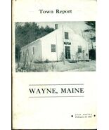 1951 ANNUAL REPORT of the Town of Wayne, Maine - $20.79 CAD
