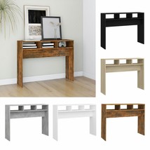 Modern Wooden Rectangular Narrow Hallway Console Table With Storage Shelves Unit - £48.87 GBP+