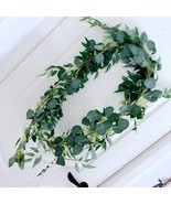 6.5 feet artificial willow garland table runner  Wedding Garland Eucalyp... - $28.99