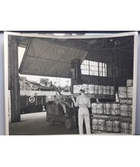 WW2 Era Photo U.S. GI Woman Forklift Stock Logistics Warehouse Pennsylva... - $29.68