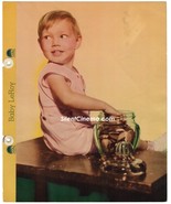 BABY LEROY - PARAMOUNT STAR - IN ACTION Color Photo &amp; Facts &#39;30s Dixie C... - $41.13 CAD