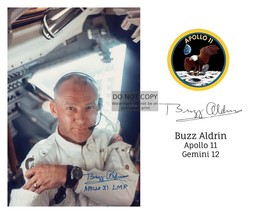 Buzz Aldrin 2ND Man On The Moon Apollo 11 Mission Patch 8X10 Photo - £6.77 GBP