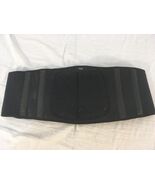 Walgreens Brand Black Large Adjustable Hook Loop Padded Back Brace Waist... - $23.20 CAD