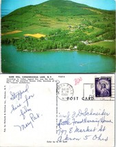 New York Chautauqua Bare Hill Canandaigua Lake View Posted 1960 VTG Postcard - £7.34 GBP