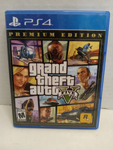 Sony Playstation 4 Grand Theft Auto V Premium Edition PS4 Case Manual &amp; Map Only - £6.29 GBP