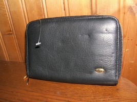 Capezio Black Leather Ladies Double Zip Top Opening Wallet (NWD) - £11.83 GBP
