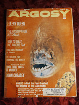 Argosy Magazine March 1963 Ellery Queen Robert Edmond Alter - £5.19 GBP