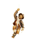 Hanging Mountain Climber hand pained Woodcarving - £25.65 GBP+