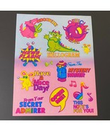 Vintage Lisa Frank Dinosaur Mouse Secret Admirer Silly Senders Sticker S... - £23.59 GBP