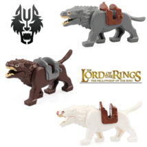 Warg Wolf (Attack Of the Wargs) The Hobbit Lord of the Rings Minifigures Toy - £3.19 GBP