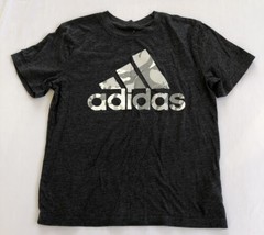 Adidas Boys Crewneck Logo T-Shirt Size Youth Small (8)  Color Heather Gray - £8.92 GBP