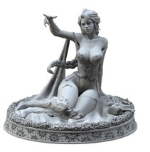 1/8 130mm 3D Print Model Kit Beautiful Girl Frozen Elsa Fantasy Unpainted - £83.79 GBP