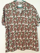 Goodfellow &amp; Co. button close shirt size XL  pineapple  short sleeve - £7.72 GBP