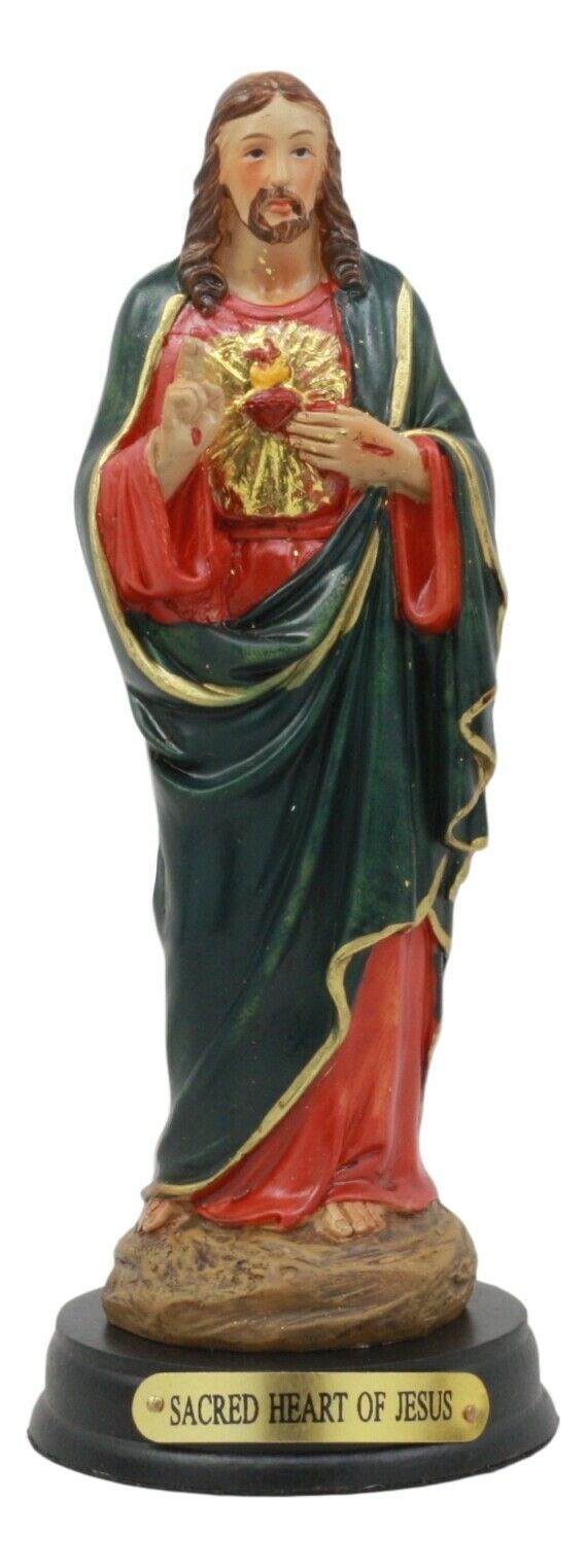 The Sacred Heart of Jesus Christ Statue 5&quot; Holy Catholic Religious Figurine - $17.99
