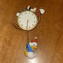 WALT DISNEY - GOOFY CLOCK SPRING ORNAMENT WITH DONALD DUCK AT THE BOTTOM - $48.47