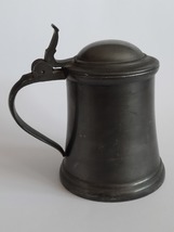 Antique 0.5 liter Pewter mug, H-16 cm. W-760 gr.# 0140 - £23.15 GBP