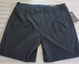 NWT Bocaccio Black Golf Shorts Mens Size 42 Expandable Waistband Polyest... - $19.79