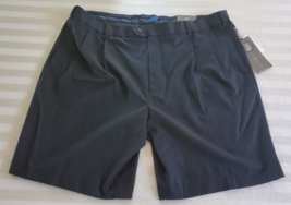 NWT Bocaccio Black Golf Shorts Mens Size 42 Expandable Waistband Polyest... - £15.54 GBP
