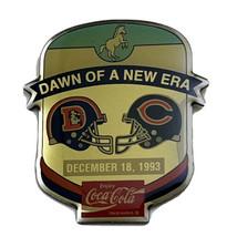 Denver Broncos Chicago Bears 1993 Coca-Cola Dawn of a New Era #9 Lapel Hat Pin - £7.17 GBP